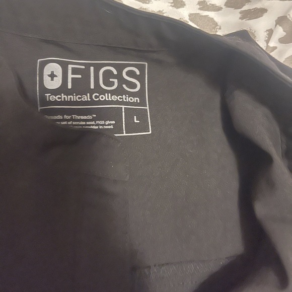 Figs womens yola and Rafaela large black set - Picture 4 of 6